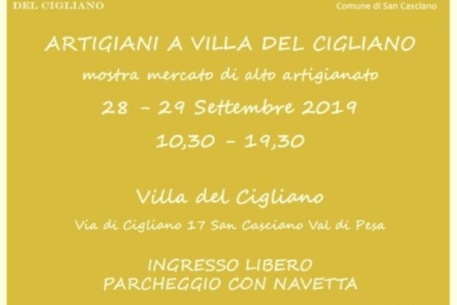 Artigiani a Villa del Cigliano